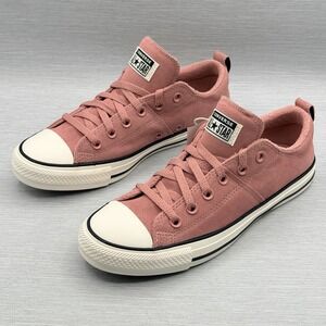 Converse Women's 9.5 Sneakers Pink Suede Fleece Lined CTAS Madison Low A08715C